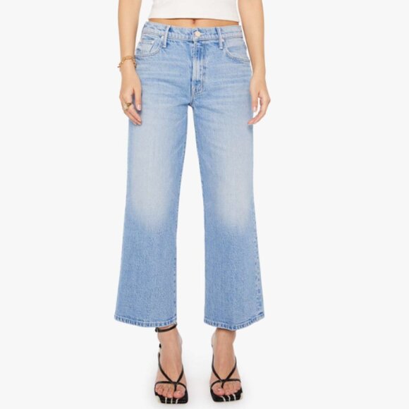 Mother Jeans PETITES The Lil Mid Rise Maven Ankle Magic School Bus Size 26P - Picture 1 of 9